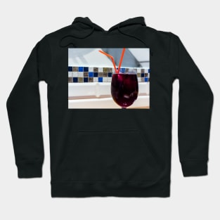 Glass of red wine Hoodie